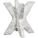 Cypher Marble Look / White Outdoor Dining Table Base